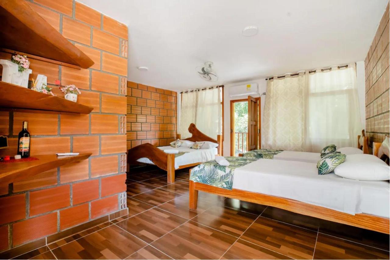 Arca Tayrona Restaurant & Hostal Лос-Наранхос Экстерьер фото